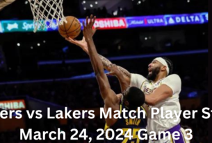 Pacers vs Lakers Match Player Stats: March 24, 2024 Game 3